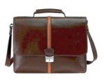 Designer Leather Laptop Briefcase