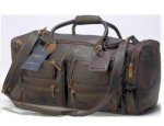 Executive Leather Travel Duffle Bag