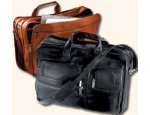 Vaqueta Expandable Leather Laptop  Bag
